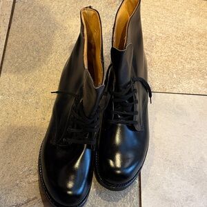 GOOD YEAR Super cushion steel toe Black Leather Men's Boots